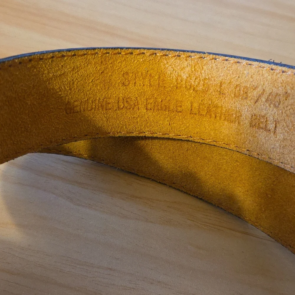 U.S.A. Eagle Leather Belt